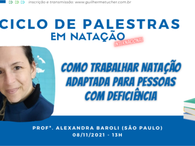 IX Ciclo de Palestras em Natação – 08/11/2021