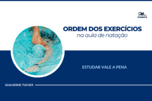 ordem dos exercícios aula de natação