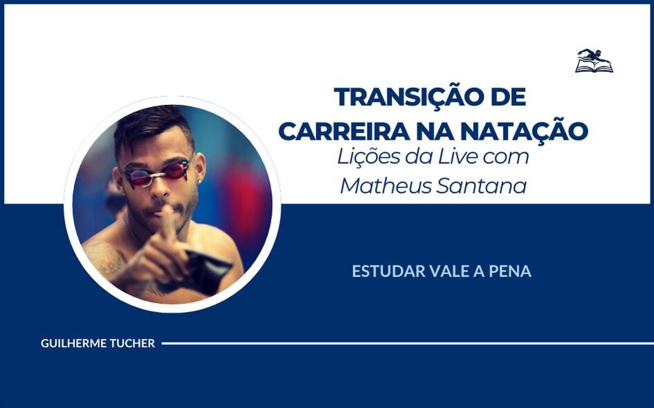 nadador em transição de carreira